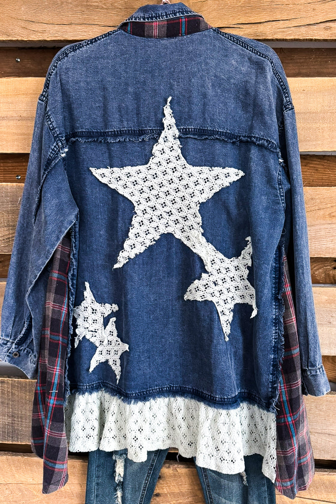 Ready To Recharge Oversized Tunic - Denim - SALE