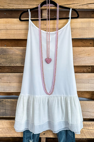 Extender: Slip on Tank/Tunic-Red