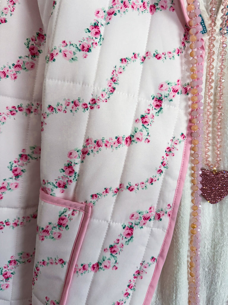 Rose Whisper Quilted Jacket - Pink - SALE
