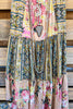 Floral Reverie Maxi Dress - Pink Beige