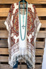 Mandala Summer Kimono - Beige