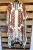Mandala Summer Kimono - Beige