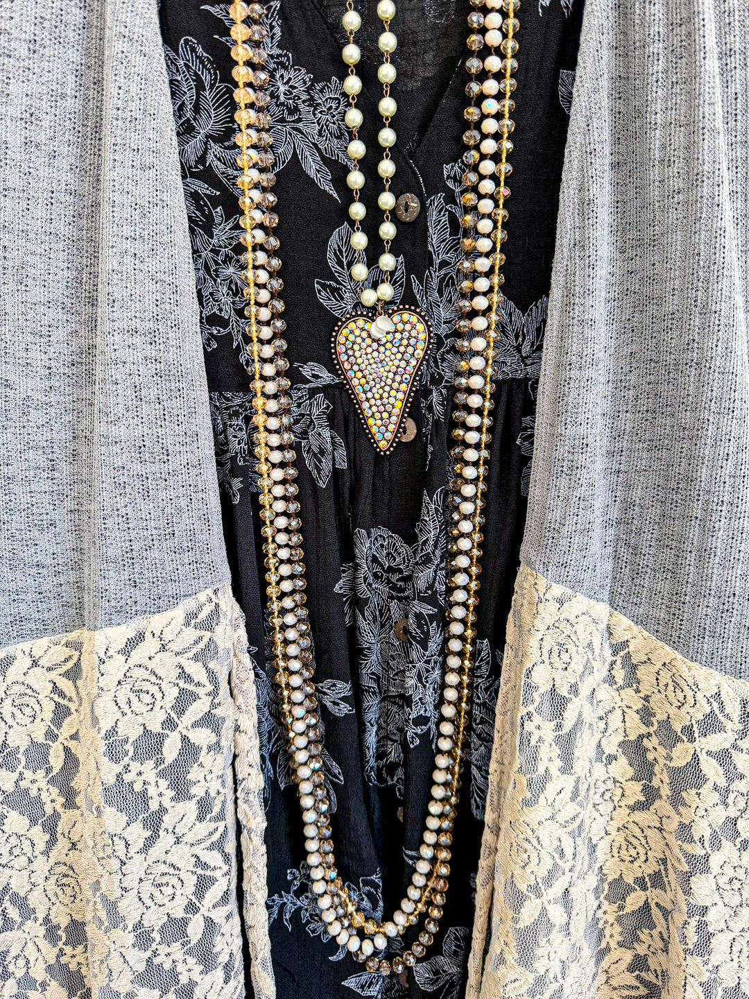 Vintage Impressions Vest - Grey/Taupe