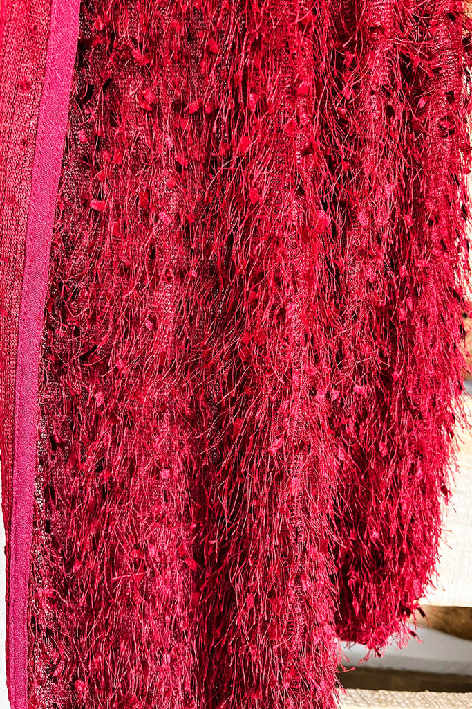 AHB EXCLUSIVE: When In Love Cardigan - Burgundy