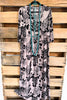 Sash Around Maxi Dress - Taupe