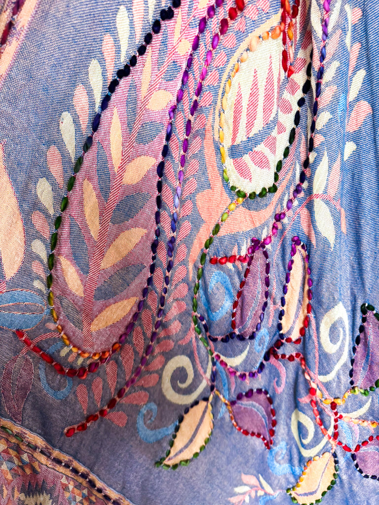 Contemporary Rose Thick Stich Vest - Peach Blossom