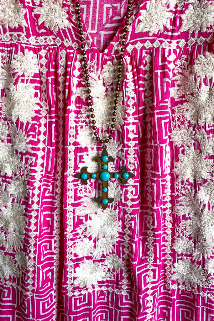AHB EXCLUSIVE: Timeless Travels Dress - Hot Pink - SALE