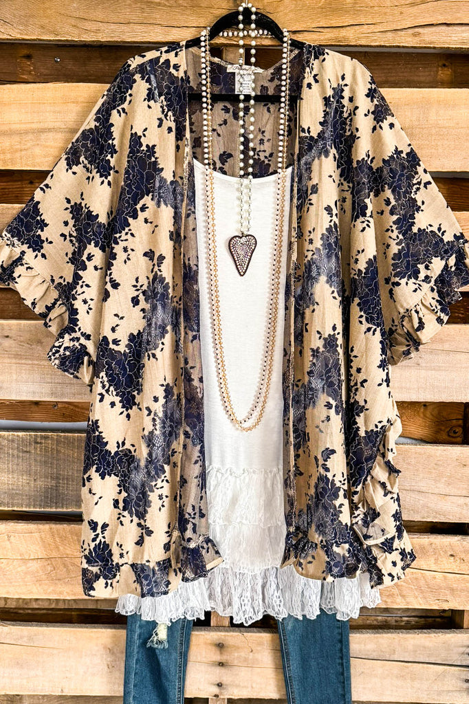 Everything Is Alright OVERSIZED Kimono - Mocha