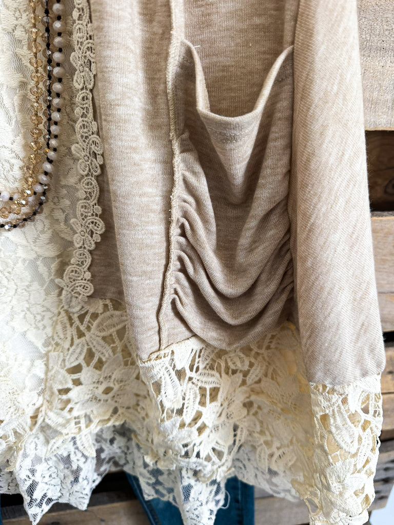 AHB EXCLUSIVE: The Heart Won't Lie Cardigan - Natural