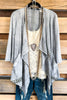 A Touch of Sophistication Kimono - Grey - SALE