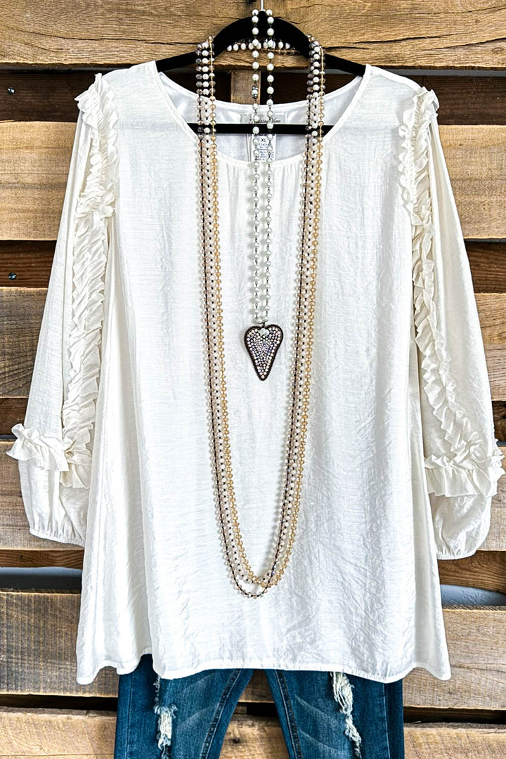 Fancy Visions Top - Beige
