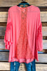 The Best Part Tunic - Peach