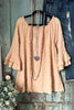 Taking Your Time Oversized Tunic - Beige - SALE