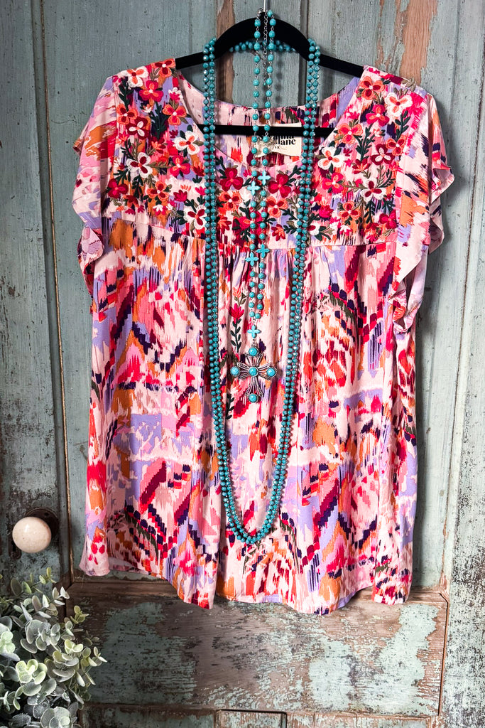 Lighthearted Conversation Top - Pink Lilac - SALE