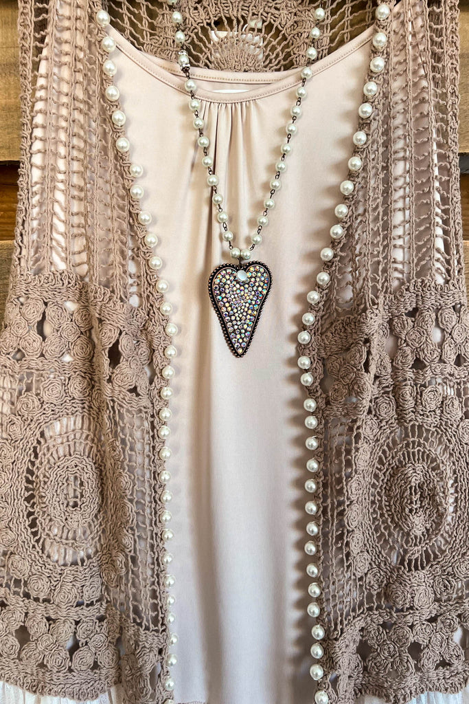AHB EXCLUSIVE:  Only The Young Vest - Mocha -100% COTTON