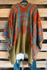 Out For The Day Poncho - Orange