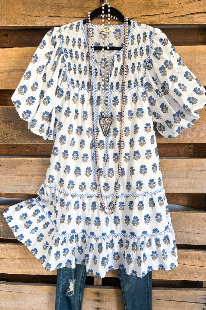 All In Admiration Dress - Off White -100% COTTON