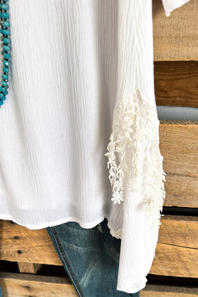 From The Start Tunic - White - SALE