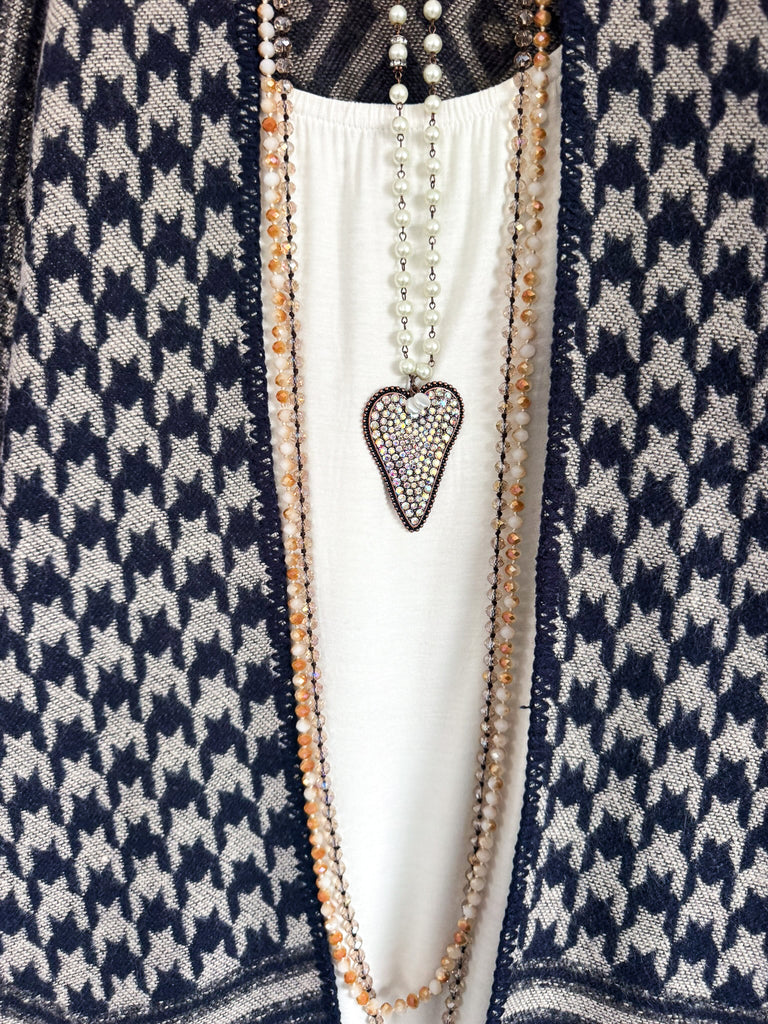 Magical Nights Poncho - Navy