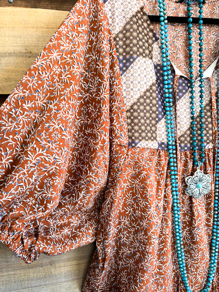 Time Of Your Life Tunic - Orange Rust - SALE