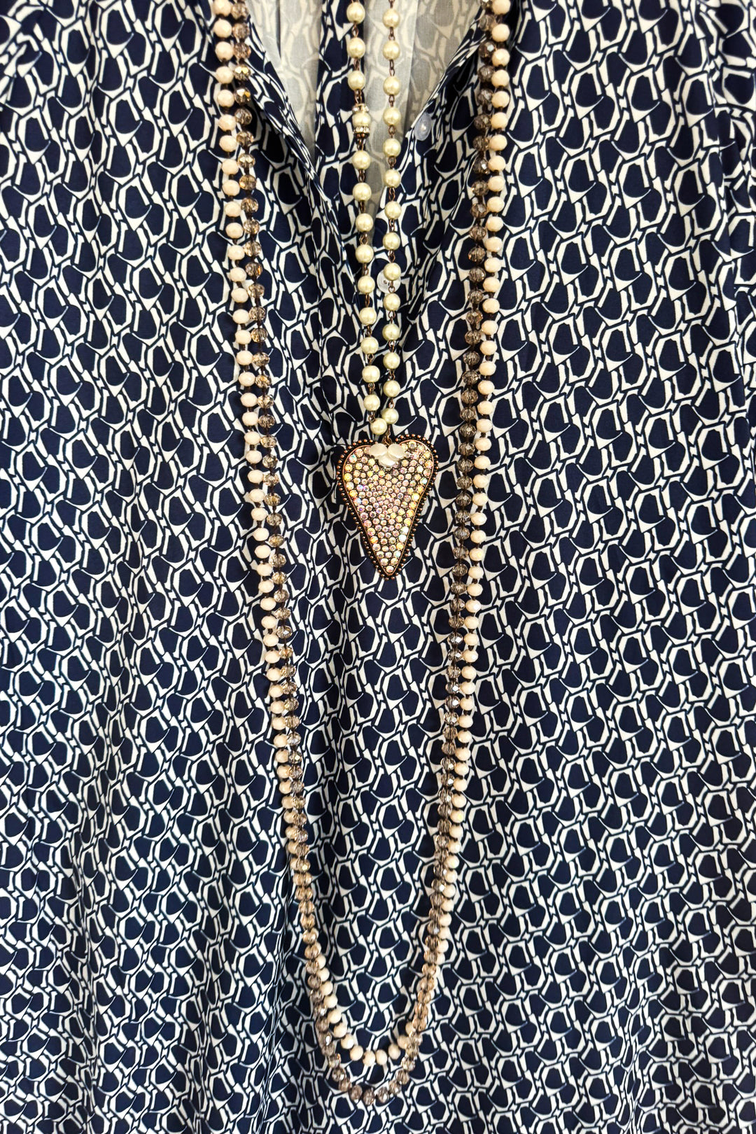 Stay Anchored Dress - Navy