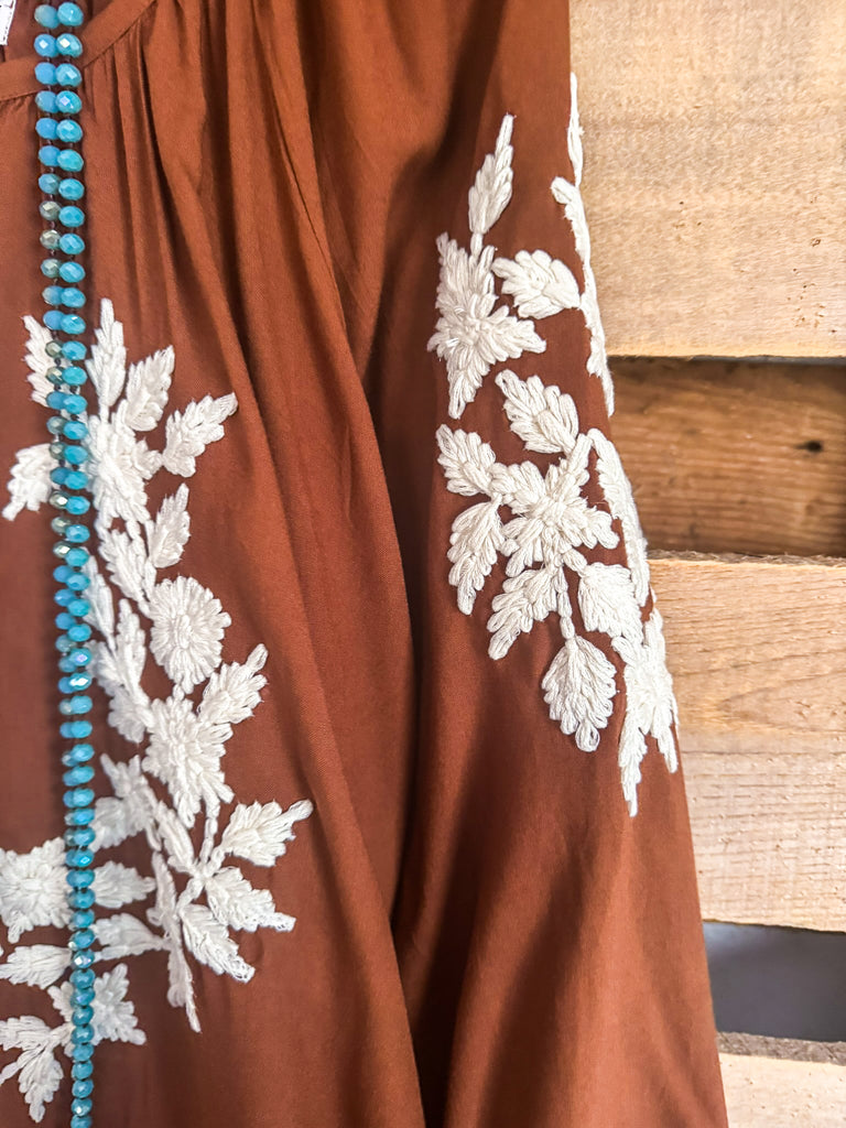 AHB EXCLUSIVE: Seize The Day Tunic - Brown - SALE