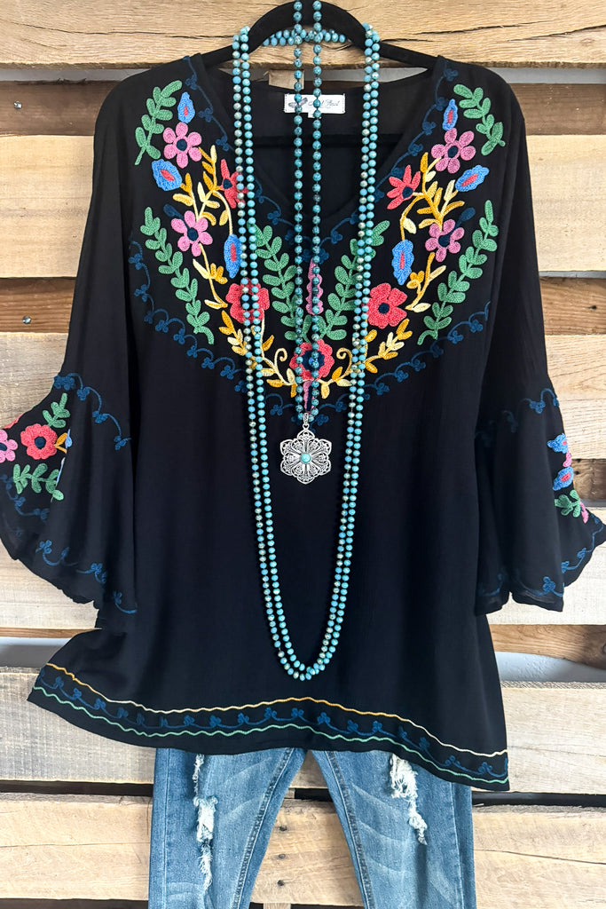 AHB EXCLUSIVE: Wishing For More Tunic - Black - SALE