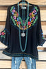 AHB EXCLUSIVE: Wishing For More Tunic - Black - SALE