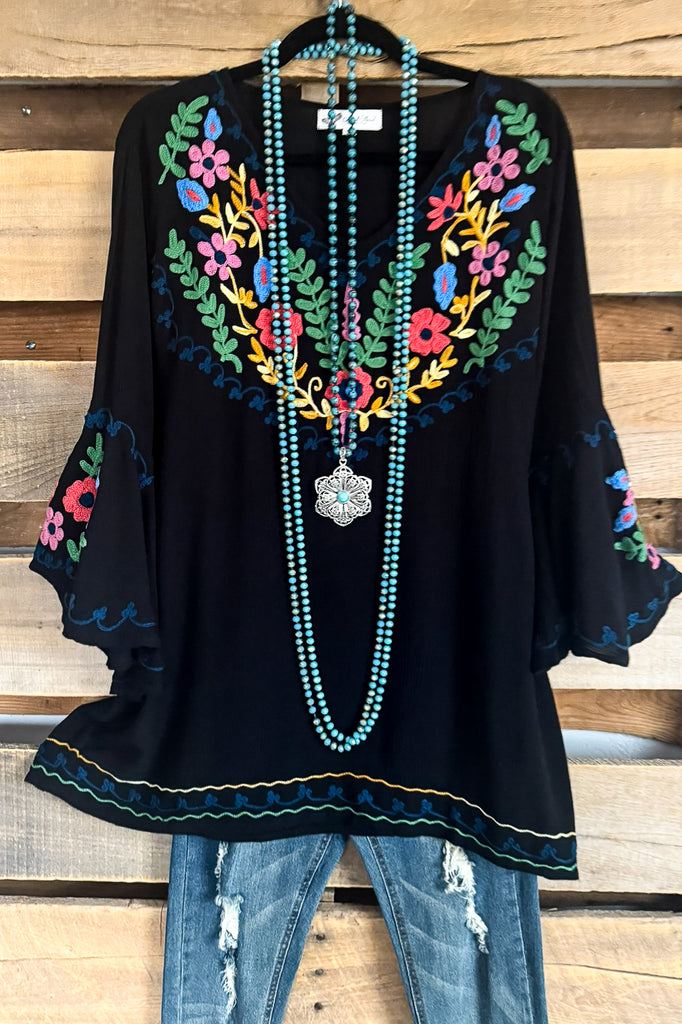 AHB EXCLUSIVE: Wishing For More Tunic - Black - SALE