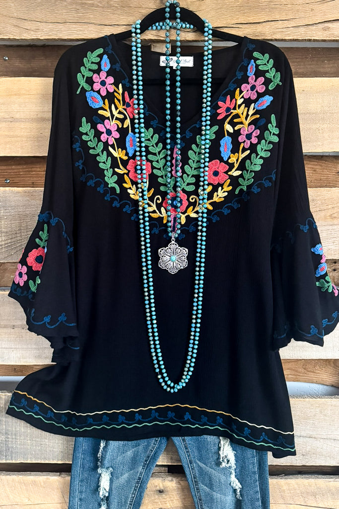 AHB EXCLUSIVE: Wishing For More Tunic - Black - SALE