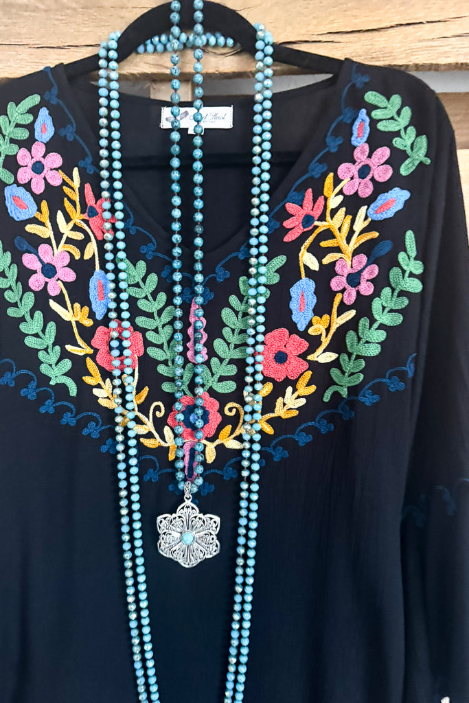 AHB EXCLUSIVE: Wishing For More Tunic - Black - SALE