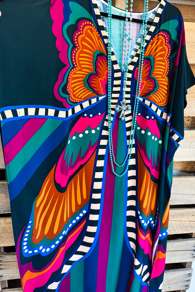 Weekend Wanderer Oversized Kaftan - Multi