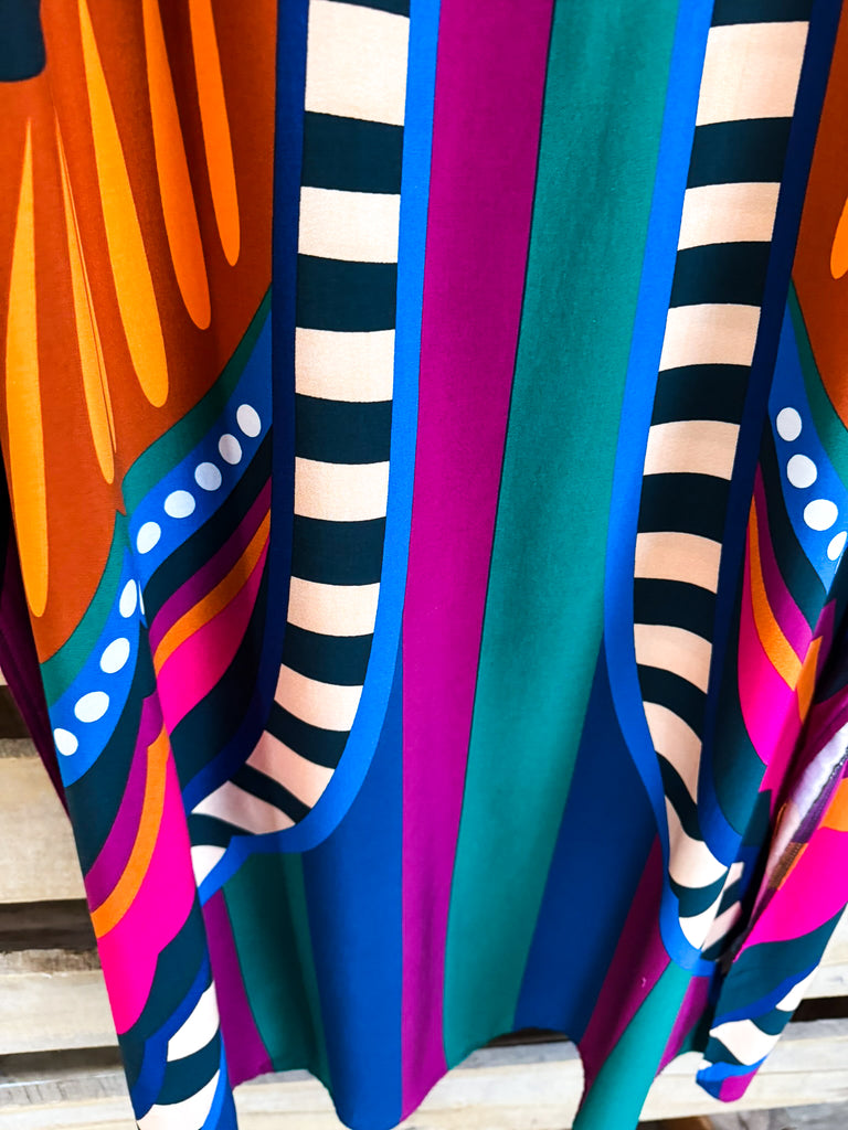 Weekend Wanderer Oversized Kaftan - Multi