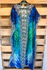 After Glow Sheer Beach Cover Up- Blue