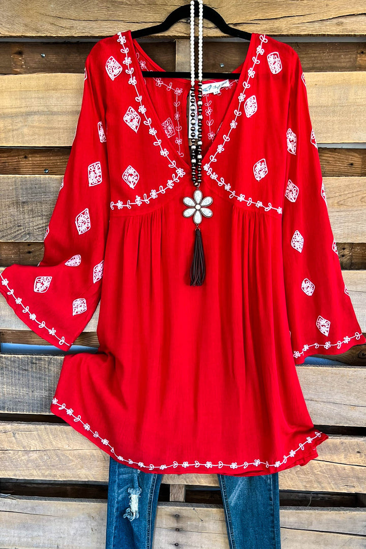 AHB EXCLUSIVE: All My Love Top - Red - SALE