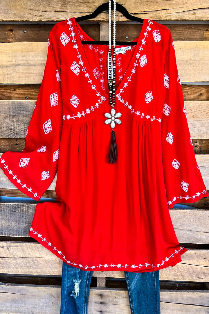 AHB EXCLUSIVE: All My Love Top - Red - SALE