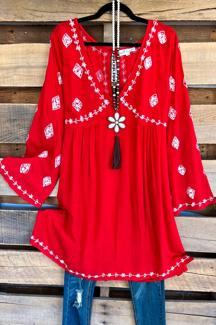 AHB EXCLUSIVE: All My Love Top - Red - SALE