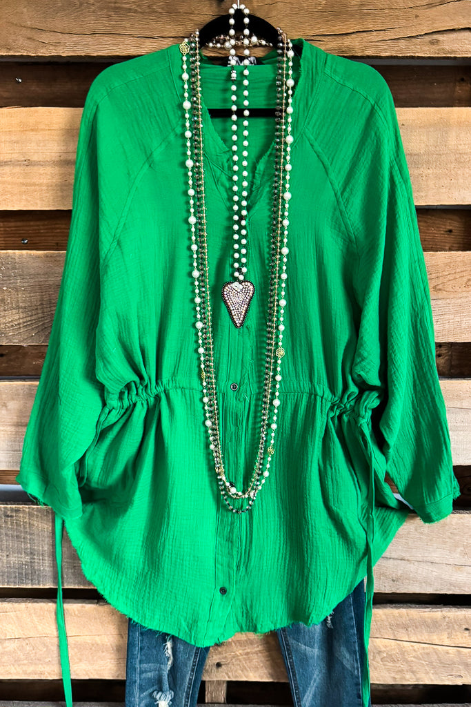 Live It Up Tunic - Green - SALE