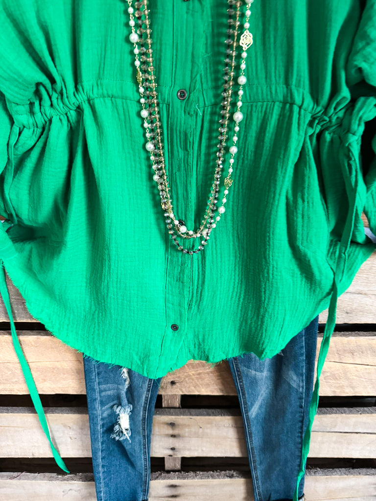 Live It Up Tunic - Green - SALE