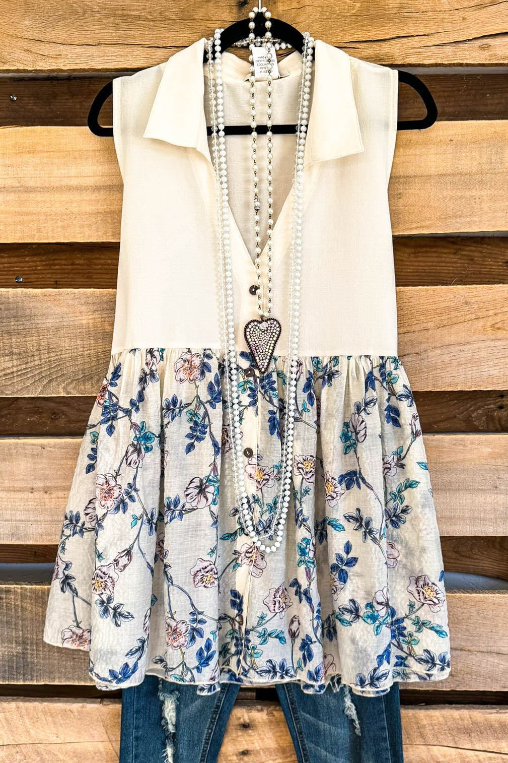 Sea Front Top - Beige