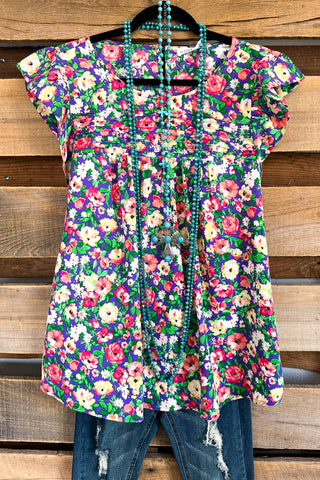 Easy Introduction Blouse - Navy