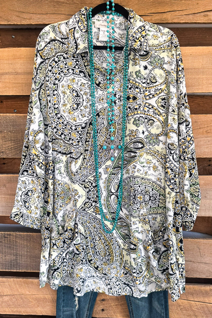 Creating Memories Oversized Tunic - Yellow