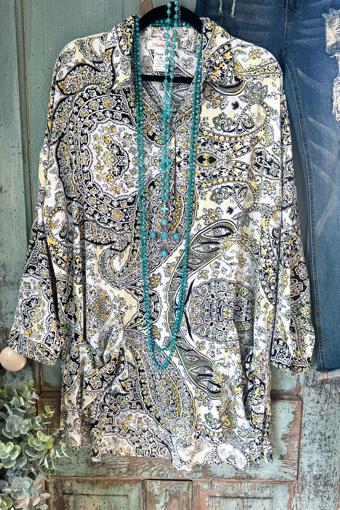 Creating Memories Oversized Tunic - Yellow