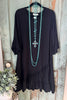 Whispers Of Love Dress - Black