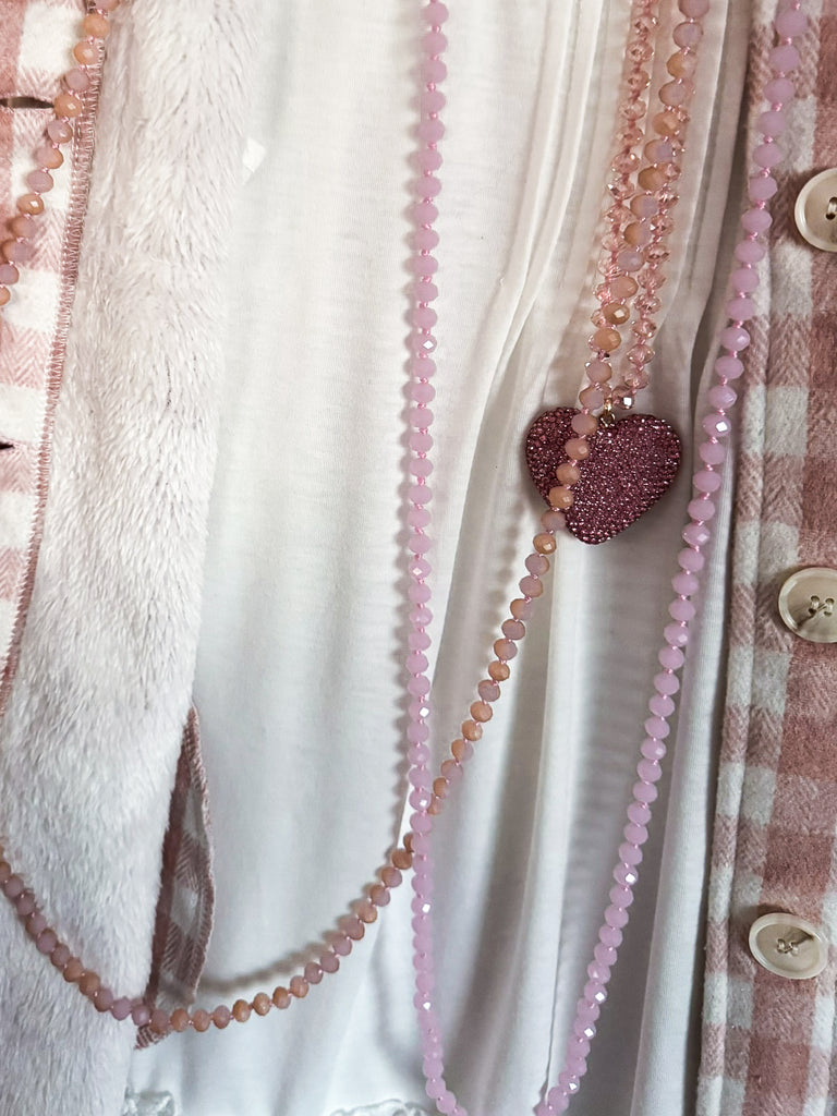 Thoughts About Winter Shacket - Pink - SALE