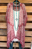 Oceanic Dream Kimono - Roseclay