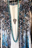 AHB EXCLUSIVE: Divine Velvet Duster - Taupe/Navy - SALE