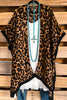 Jungle Leopard Kimono - Br-brown - SALE