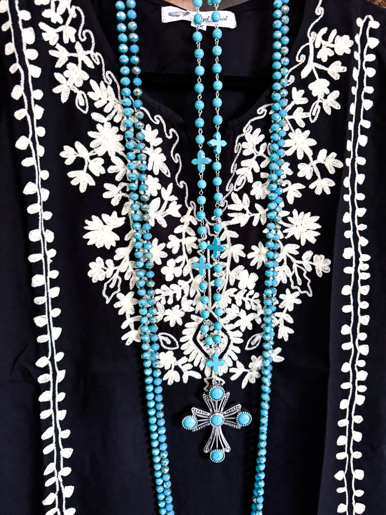 AHB EXCLUSIVE: Your Attention Please Tunic - Black - SALE