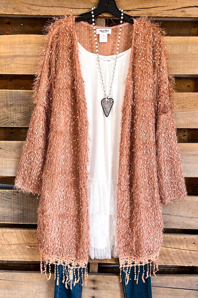 AHB EXCLUSIVE: When In Love Cardigan - Champagne - SALE